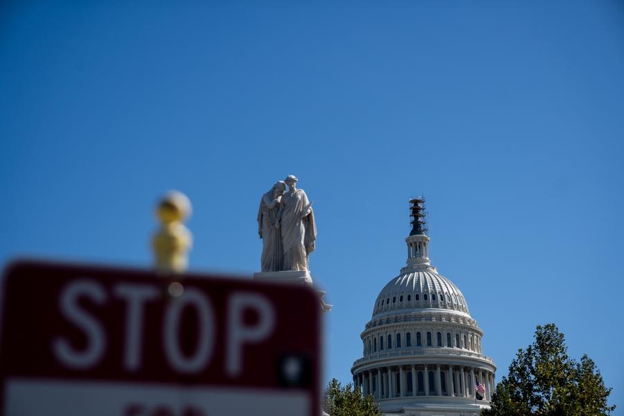 Imagen del 11 de octubre de 2023 del edificio del Capitolio estadounidense, en Washington, D.C., Estados Unidos. (Xinhua/Liu Jie) 