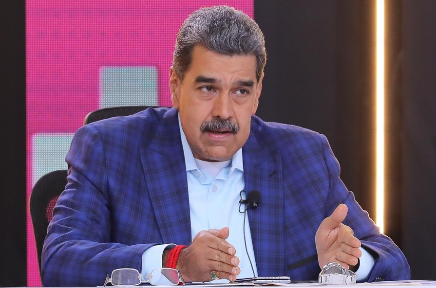Imagen del presidente venezolano, Nicolás Maduro, participando durante su programa semanal, en Caracas, Venezuela, el 10 de febrero de 2025. (Xinhua/Presidencia de Venezuela) 