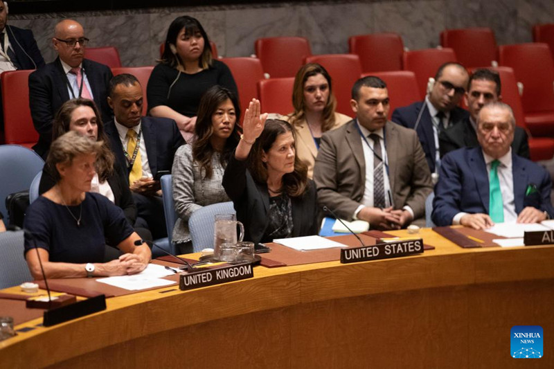 EEUU veta proyecto de resolución de Consejo de Seguridad de ONU sobre tregua inmediata en Gaza