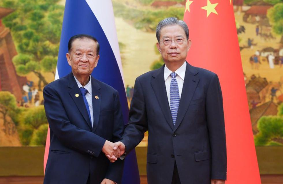 Máximo legislador chino se reúne con presidente de Asamblea Nacional de Tailandia