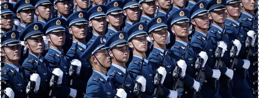 Imágenes del entrenamiento militar para el desfile del Día de la Victoria en China