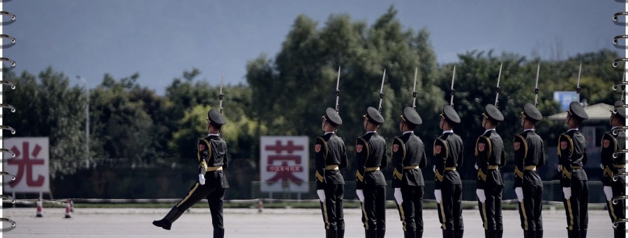 Imágenes del entrenamiento militar para el desfile del Día de la Victoria en China