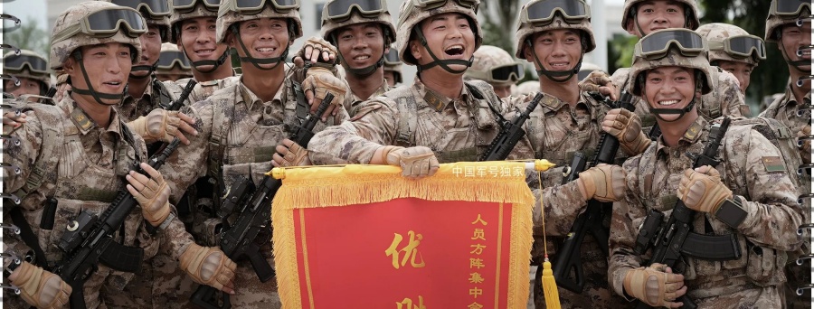 Imágenes del entrenamiento militar para el desfile del Día de la Victoria en China