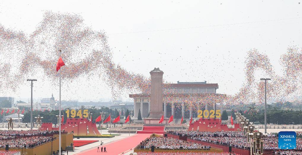 China organiza masivo desfile para conmemorar 80º aniversario de victoria en Segunda Guerra Mundial
