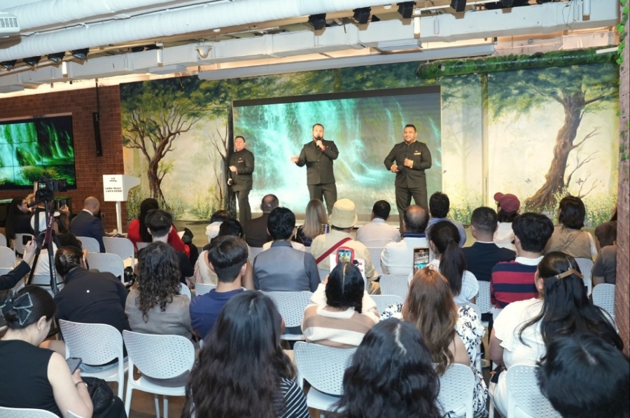 Trío vocal Opus 503 enaltece en Beijing la herencia cultural salvadoreña