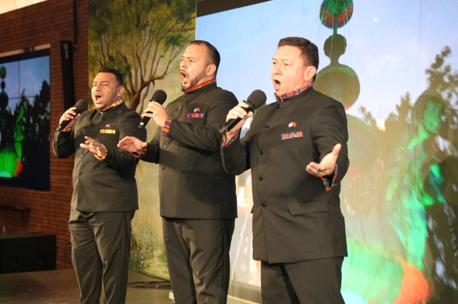 Trío vocal Opus 503 enaltece en Beijing la herencia cultural salvadoreña