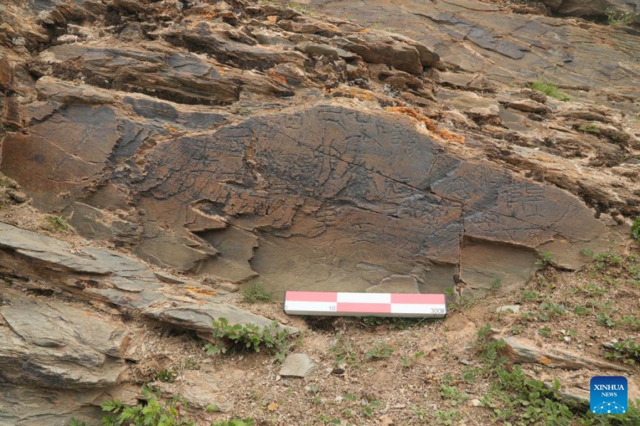China descubre piedra grabada de dinastía Qin a mayor altitud en meseta Qinghai-Tíbet