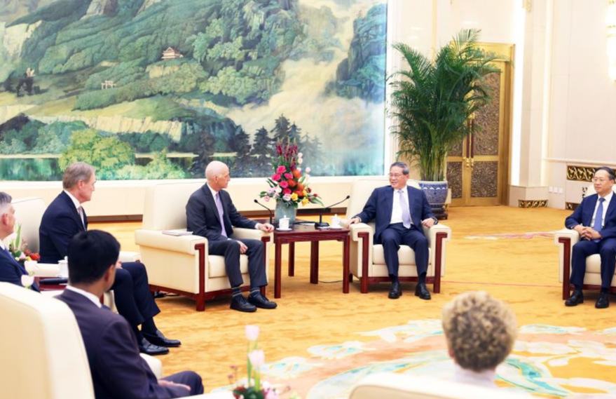 Primer ministro chino insta al Congreso de EEUU a facilitar los intercambios y la cooperación bilaterales