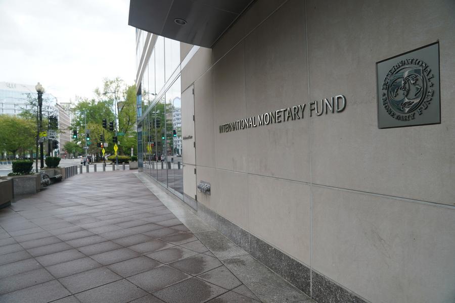 Imagen de archivo del 13 de abril de 2020 de la sede del Fondo Monetario Internacional (FMI), en Washington D.C., Estados Unidos. (Xinhua/Liu Jie) 