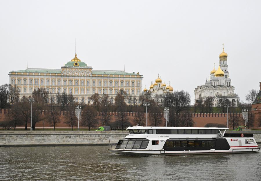 Imagen del 1 de diciembre de 2025 de una vista del Kremlin, en Moscú, Rusia. (Xinhua/Hao Jianwei) 