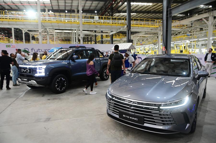 BYD se convierte en la cuarta marca de automóviles más vendida en Brasil