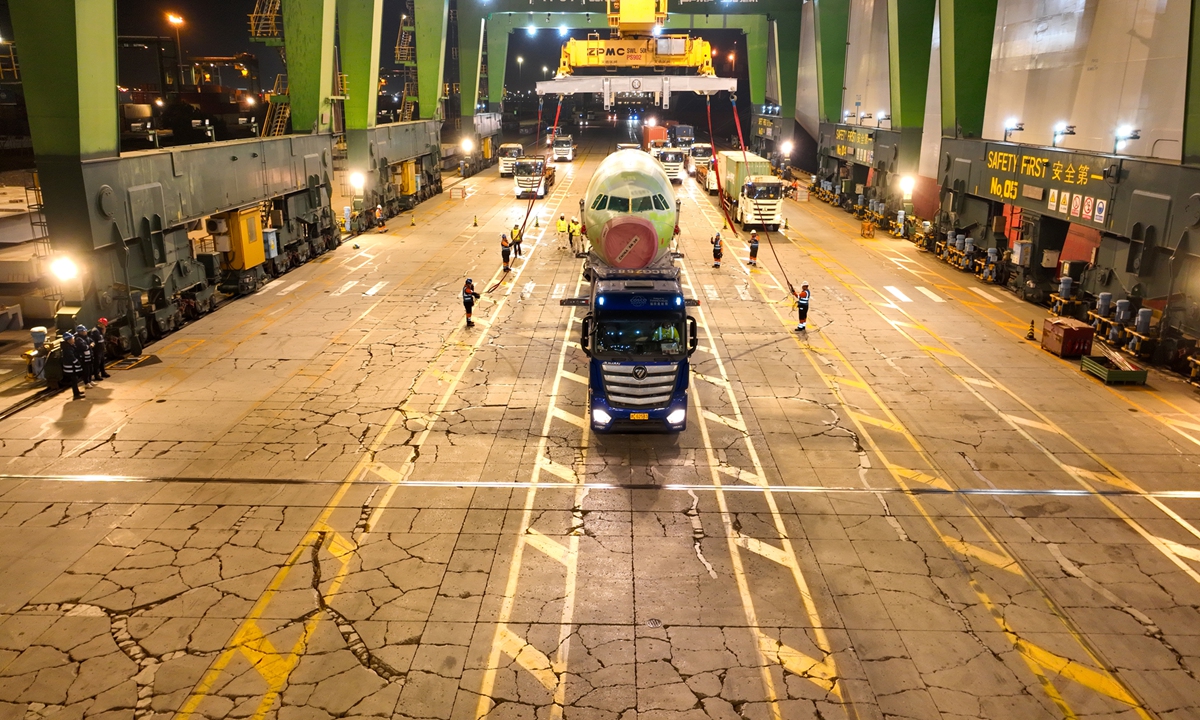 Tianjin recibe el envío de entrada única más grande de componentes de Airbus