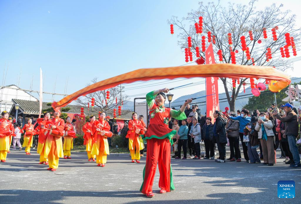 Feria cultural folclórica en Cixi, Zhejiang