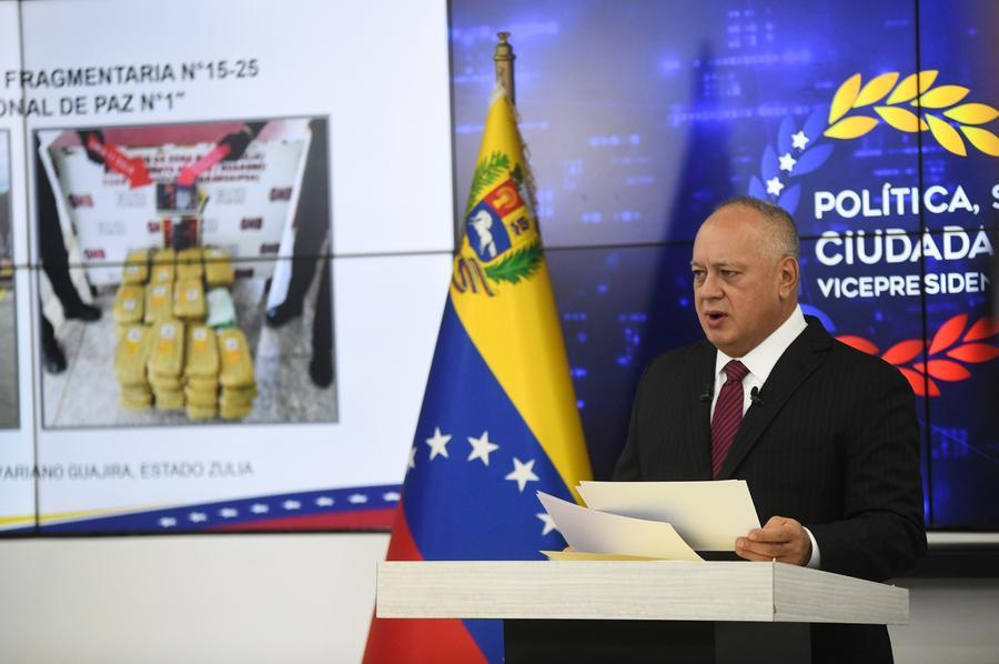 Venezuela incauta más de siete toneladas de droga en lo que va de 2026, informa ministro del Interior