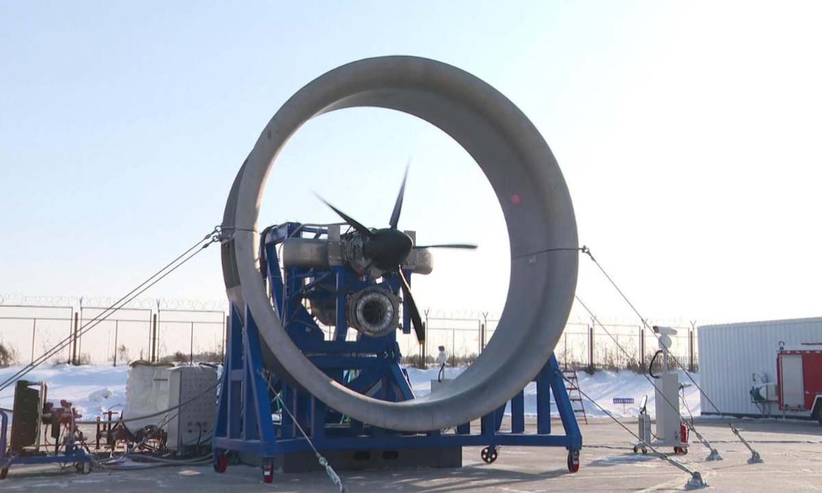 El motor turbohélice desarrollado en China completa la prueba de encendido y funciona de manera estable a -30 °C