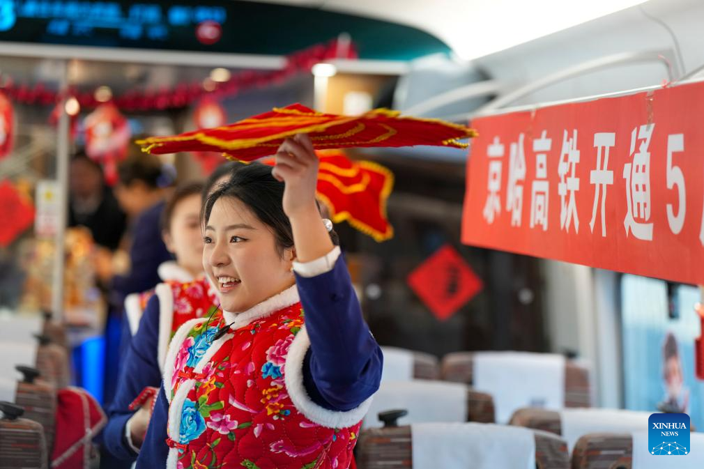 Ferrocarril de alta velocidad Beijing-Harbin celebra el quinto aniversario de su plena operación