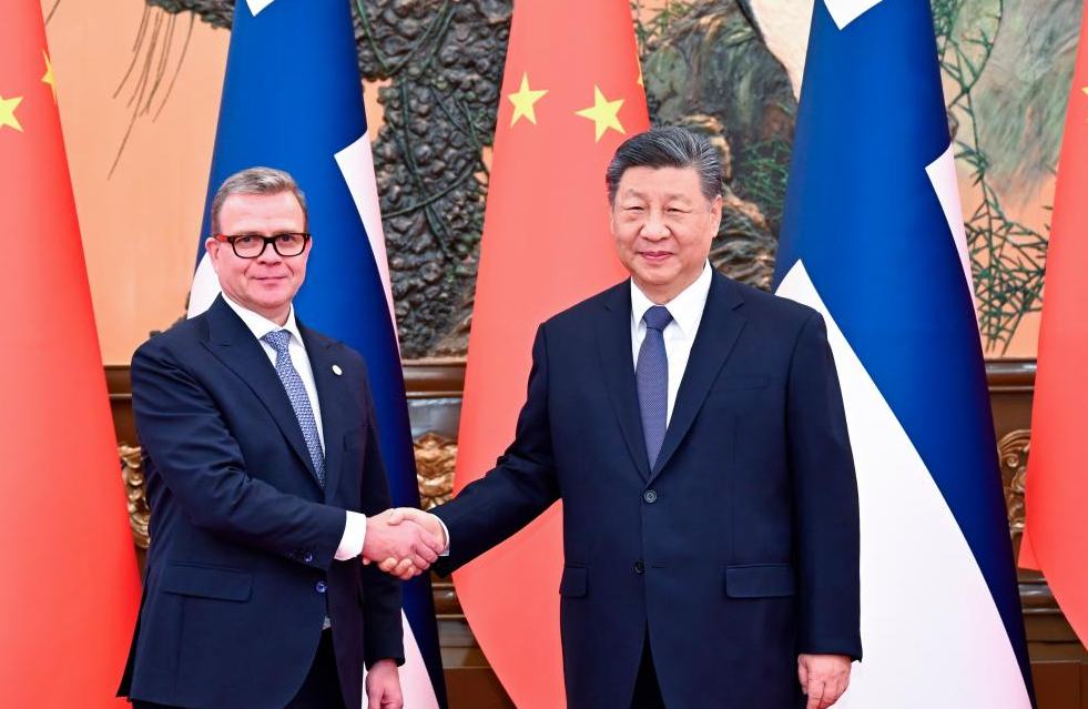 Xi afirma que China está dispuesta a defender con Finlandia un sistema internacional centrado en la ONU