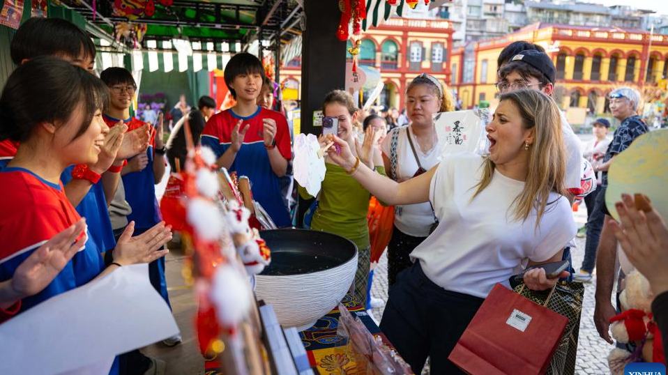Mercado de la Fiesta de la Primavera en Macao