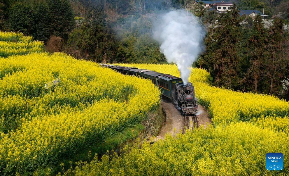 Paisaje de primavera en toda China