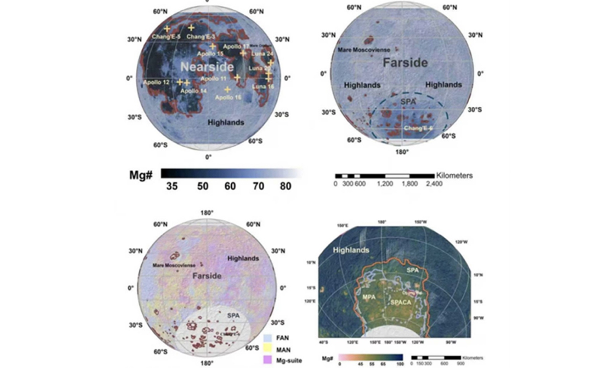 Científicos chinos mapean la composición química del lado lejano de la Luna mediante IA
