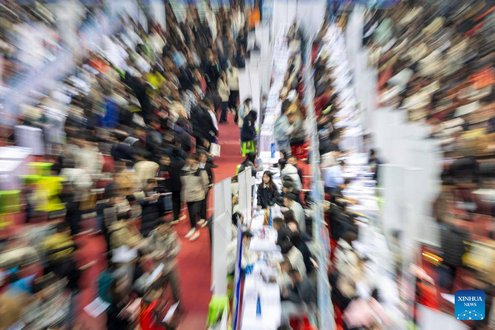 Feria de empleo para universidades de ciencia y tecnología en Harbin