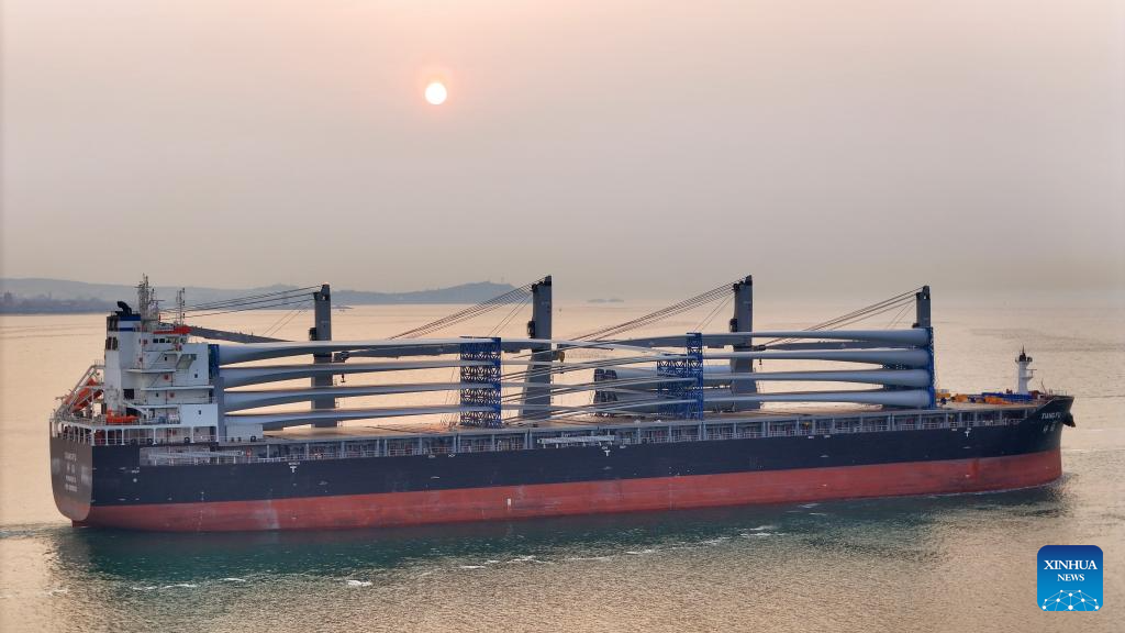 Conjuntos de energía eólica hechos en China parten hacia Austria