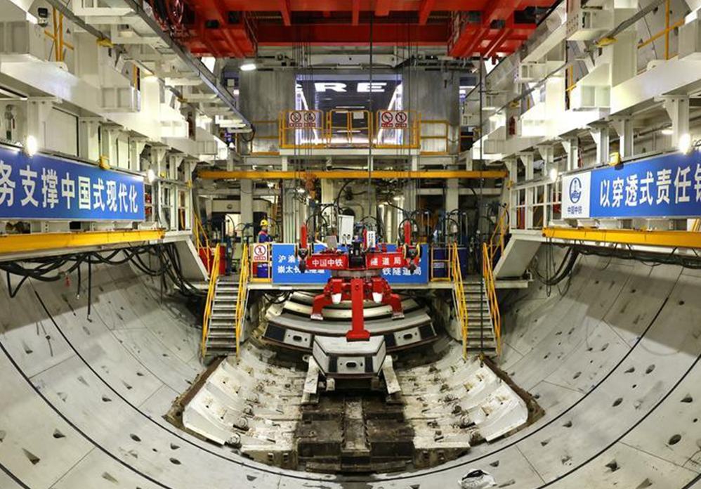 Tuneladora china más grande del mundo emerge victoriosa en Taicang