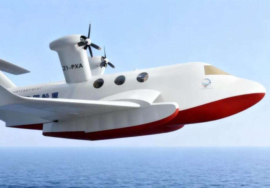 China realiza vuelo de prueba del primer vehículo marítimo de efecto suelo del mundo
