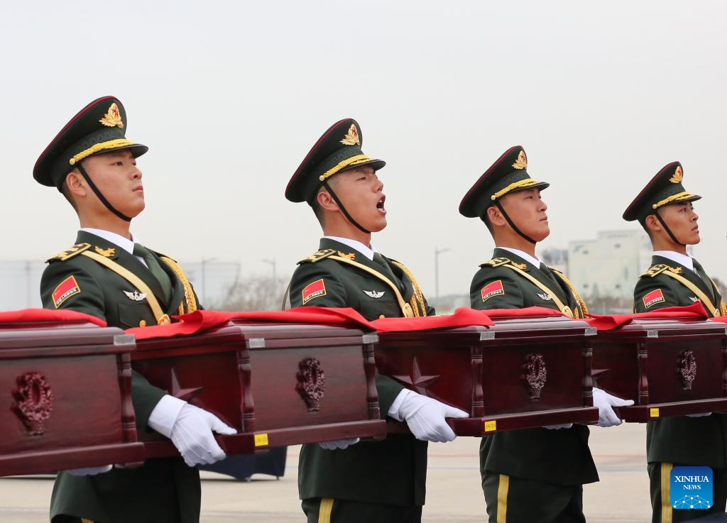 China y República de Corea celebran ceremonia de entrega de restos de mártires chinos caídos en Guerra de Corea