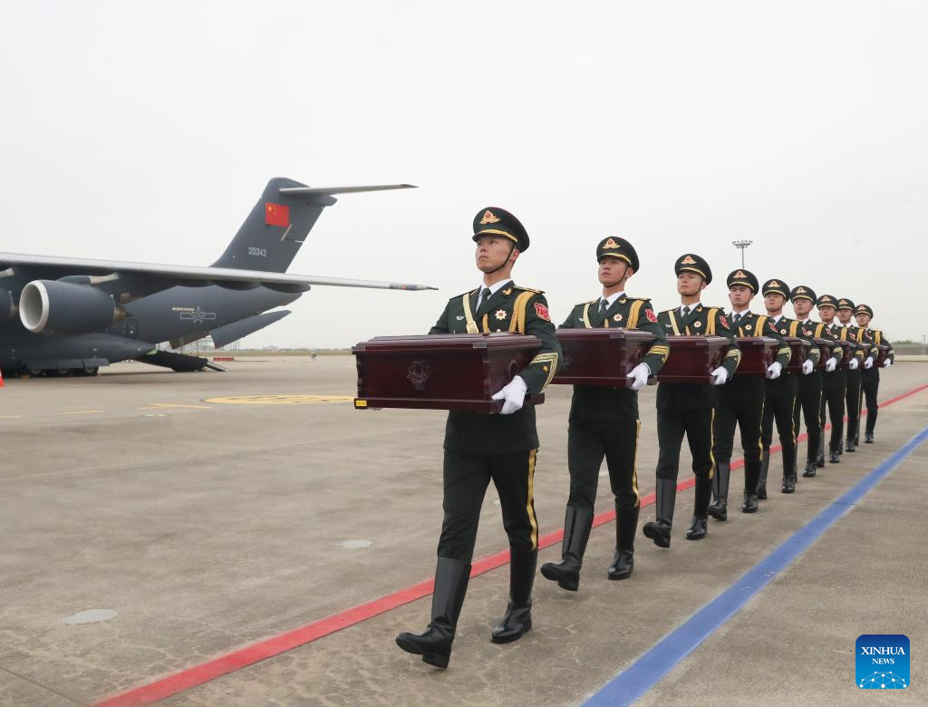 China y República de Corea celebran ceremonia de entrega de restos de mártires chinos caídos en Guerra de Corea