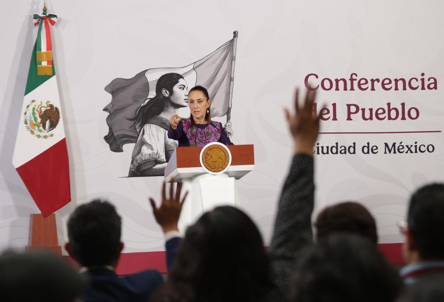 Presidenta de México reitera defensa de soberanía y rechazo a injerencia de EEUU