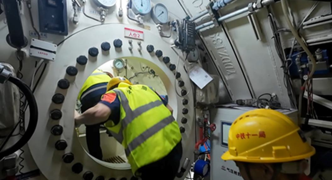 China desarrolla el primer sistema de tuneladora con 'gas mixto ternario' del mundo, ayuda a superar el desafío de construcción a alta presión