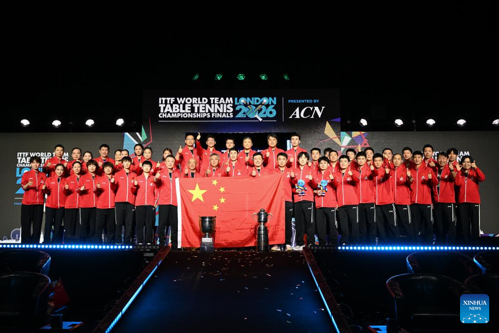 China supera a Japón al ganar doceavo título masculino consecutivo en campeonato mundial de tenis de mesa por equipos