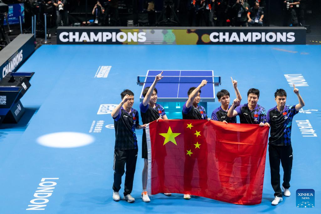 China supera a Japón al ganar doceavo título masculino consecutivo en campeonato mundial de tenis de mesa por equipos