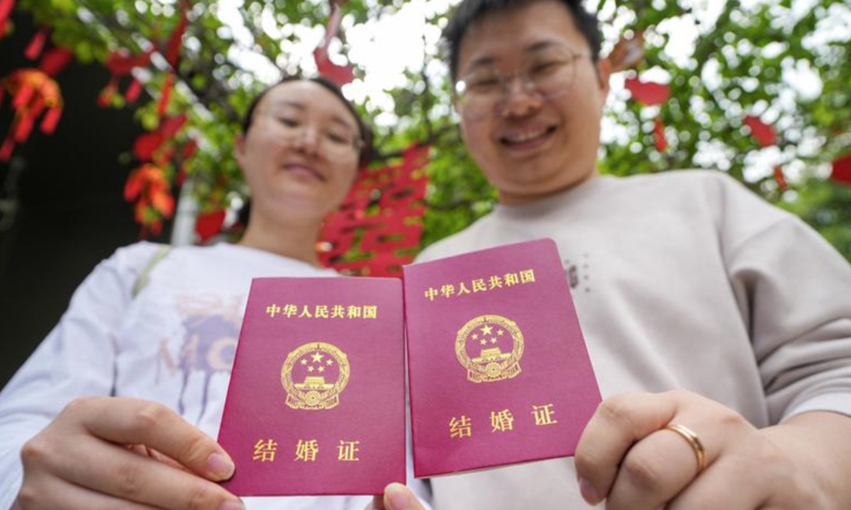Registros de matrimonio del 20 de mayo aumentan en toda China