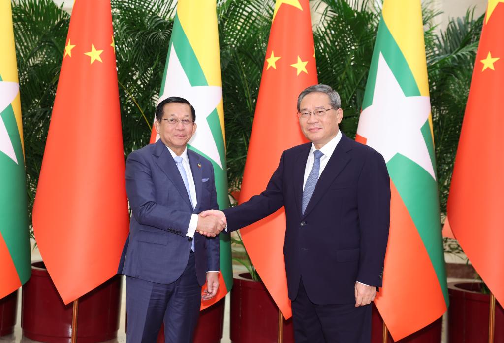 Premier chino se reúne con presidente de Myanmar