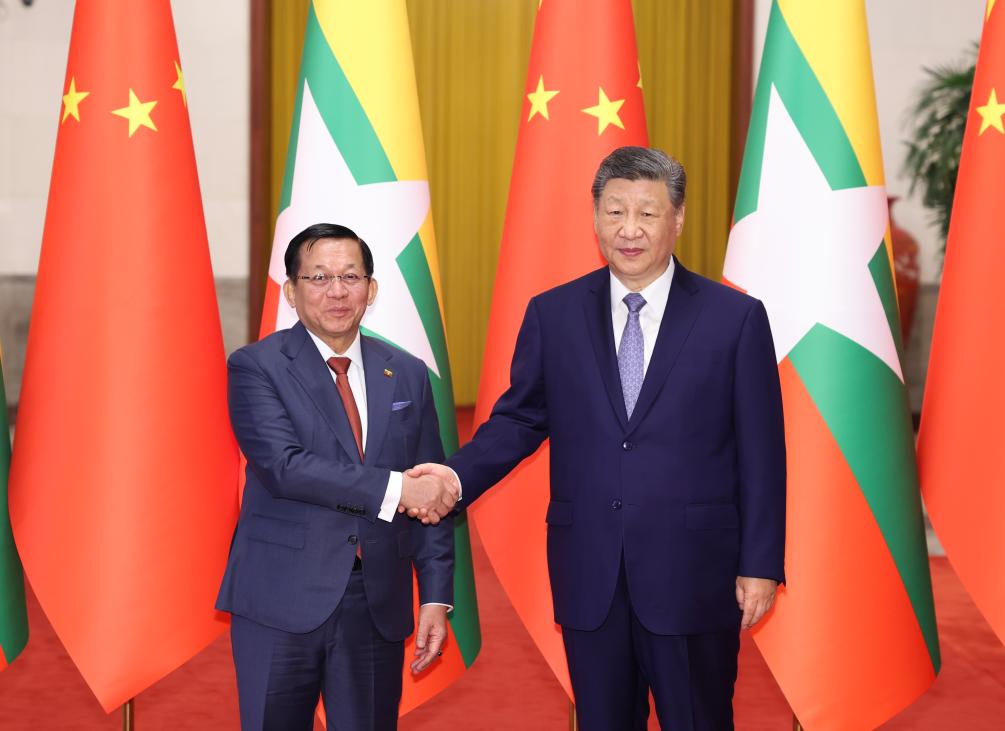 Presidente chino mantiene conversaciones con su homólogo de Myanmar sobre aumento de la cooperación