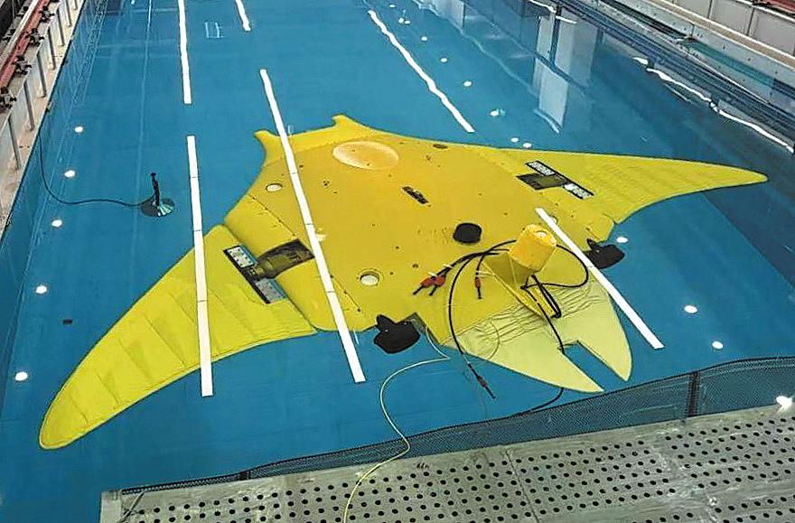 Nuevo sumergible chino tipo manta raya desciende dos kilómetros en profundidades marinas