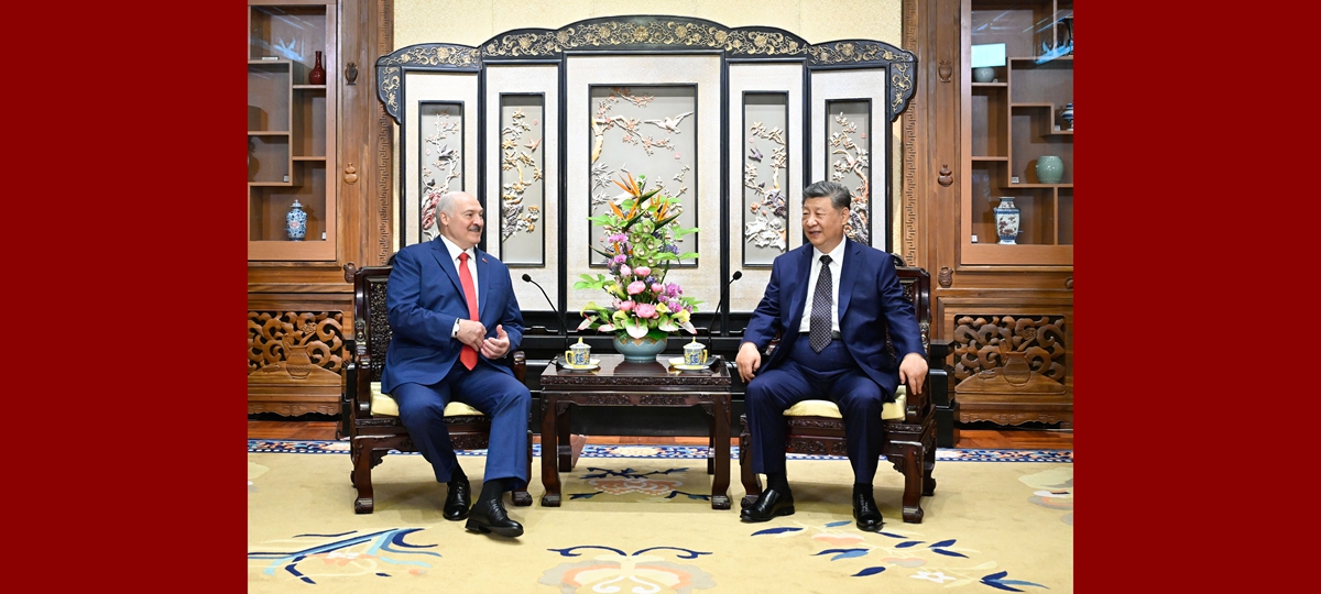 Xi se reúne con presidente de Bielorrusia
