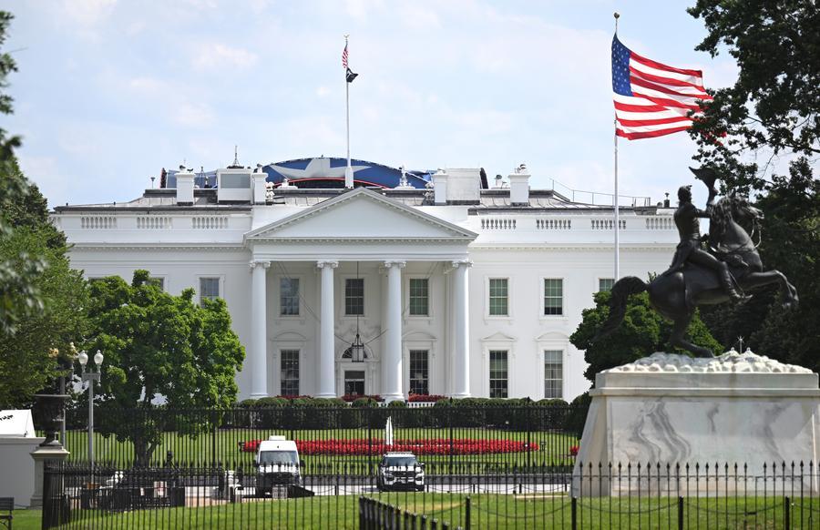 Imagen del 14 de junio de 2026 de la Casa Blanca, en Washington D. C., Estados Unidos. (Xinhua/Li Rui) 