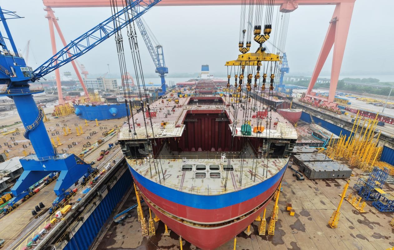 China refuerza su liderazgo mundial en la construcción naval