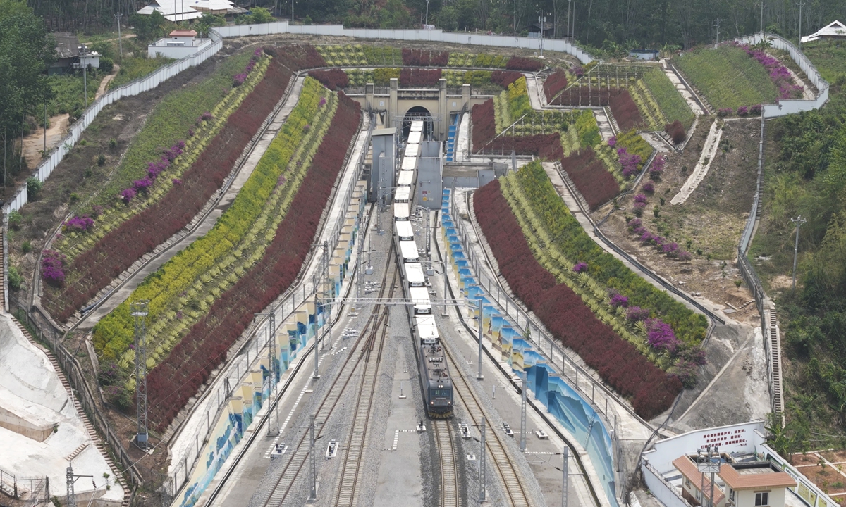Valor comercial del Ferrocarril China-Laos crece un 29,9 %.