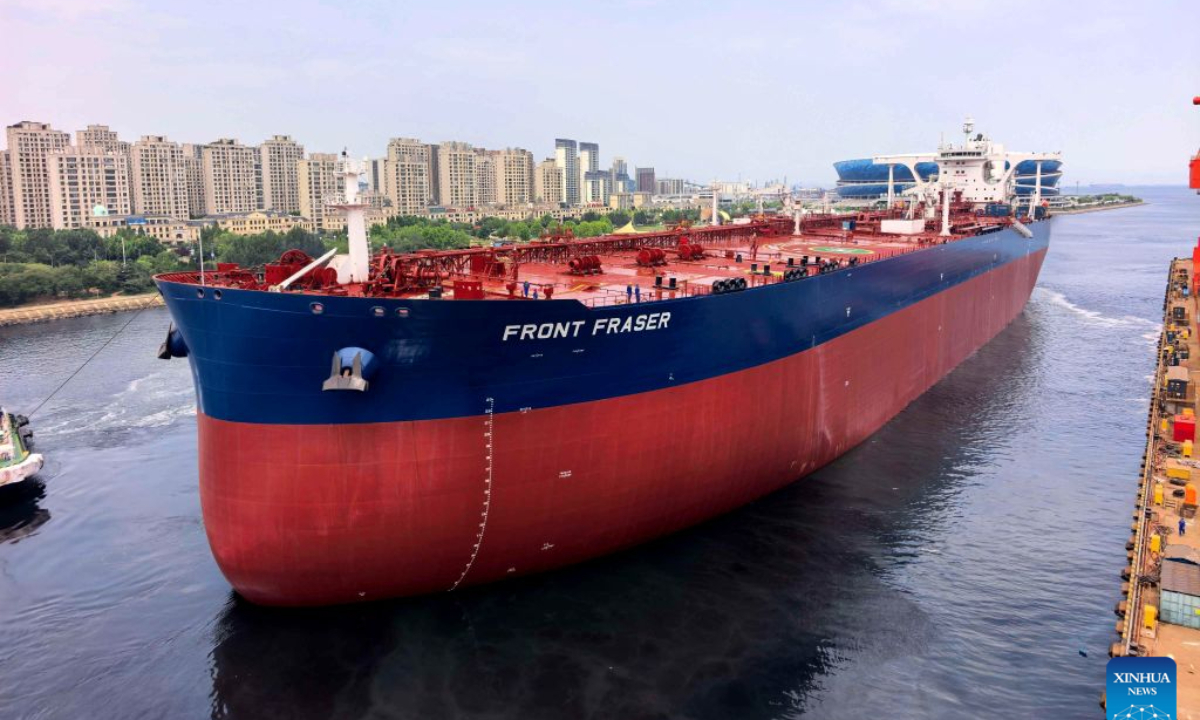 China construye buque ultra grande para transporte de crudo y mantiene su liderazgo a nivel mundial