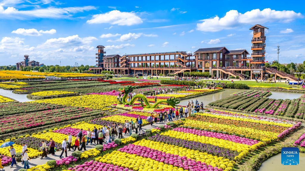 Gran número de visitantes acude a zonas rurales de toda China durante vacaciones del Día Nacional