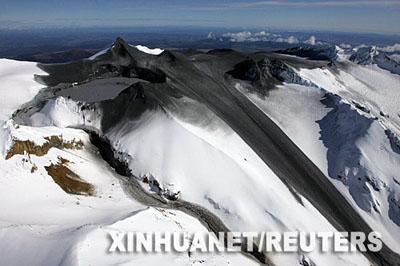 Erupción del volcán Ruapehu de Nueva Zelanda