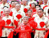 China: Mil ancianos de Suzhou celebran bodas de oro