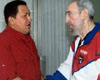 Dialogan en vivo Fidel Castro y Hugo Chávez