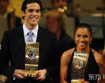 Kaka elegido mejor futbolista del año 2007