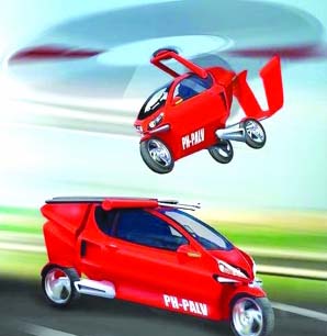 El primer carro volador aparece en Holanda