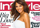 Halle Berry posando embarazada para InStyle